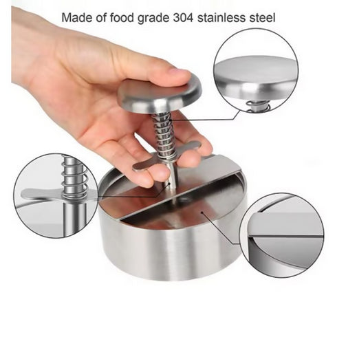 Stainless Steel Adjustable Burger Patty Maker
